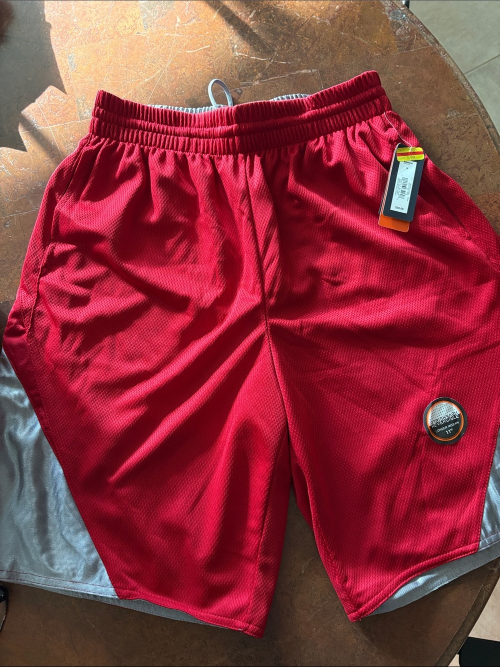 tek gear Red Athletic Mesh Training Shorts